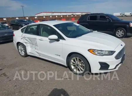 FORD FUSION HYBRID 2019 vin 3FA6P0LU1KR210460 from auto auction Iaai