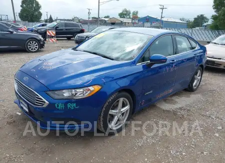 FORD FUSION HYBRID 2018 vin 3FA6P0LU9JR133982 from auto auction Iaai