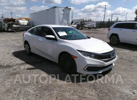 Honda Civic 2020 2020 vin 2HGFC2F69LH510132 from auto auction Iaai