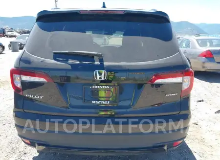 HONDA PILOT 2022 vin 5FNYF5H35NB037633 from auto auction Iaai