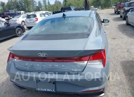 HYUNDAI ELANTRA HYBRID 2023 vin KMHLN4AJ0PU048884 from auto auction Iaai