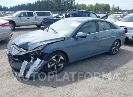 HYUNDAI ELANTRA HYBRID 2023 vin KMHLN4AJ0PU048884 from auto auction Iaai