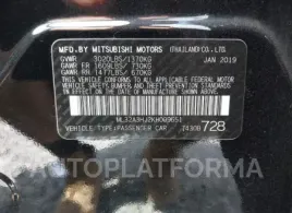 MITSUBISHI MIRAGE 2019 vin ML32A3HJ2KH009651 from auto auction Iaai