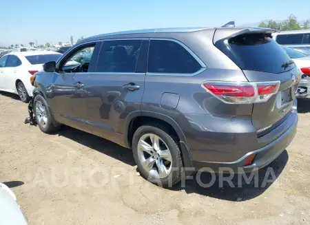 TOYOTA HIGHLANDER 2015 vin 5TDDKRFH4FS194390 from auto auction Iaai