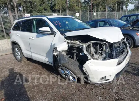 Toyota Highlander 2016 2016 vin 5TDDKRFH5GS339907 from auto auction Iaai