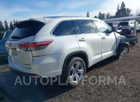 TOYOTA HIGHLANDER 2016 vin 5TDDKRFH5GS339907 from auto auction Iaai