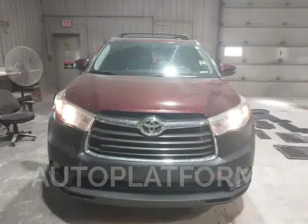 TOYOTA HIGHLANDER 2016 vin 5TDJKRFH7GS289594 from auto auction Iaai