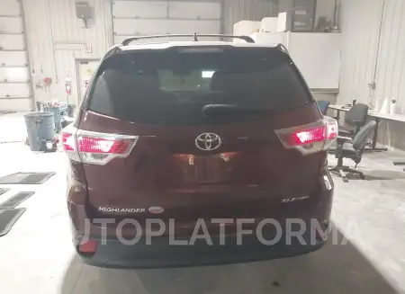 TOYOTA HIGHLANDER 2016 vin 5TDJKRFH7GS289594 from auto auction Iaai