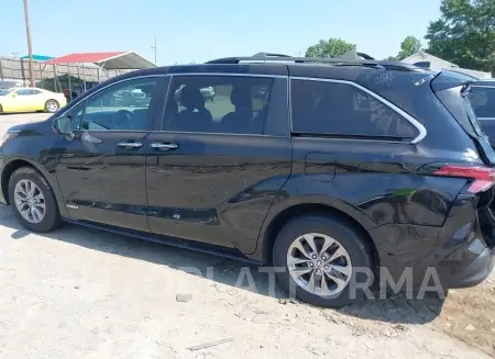 TOYOTA SIENNA 2021 vin 5TDJSKFC1MS021373 from auto auction Iaai