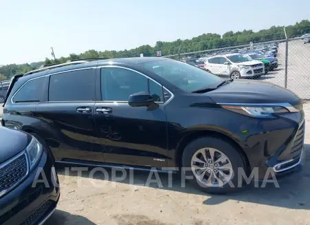 TOYOTA SIENNA 2021 vin 5TDJSKFC1MS021373 from auto auction Iaai