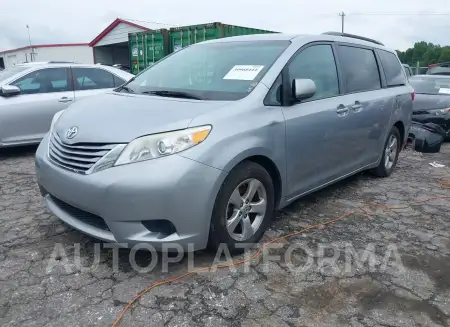 TOYOTA SIENNA 2015 vin 5TDKK3DC2FS590703 from auto auction Iaai