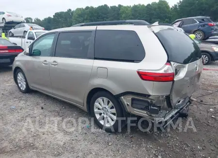 TOYOTA SIENNA 2015 vin 5TDYK3DC1FS672013 from auto auction Iaai