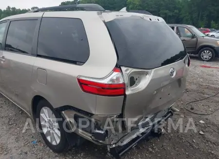 TOYOTA SIENNA 2015 vin 5TDYK3DC1FS672013 from auto auction Iaai