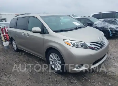 TOYOTA SIENNA 2015 vin 5TDYK3DC1FS672013 from auto auction Iaai