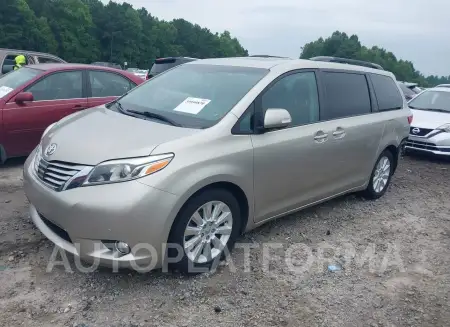 TOYOTA SIENNA 2015 vin 5TDYK3DC1FS672013 from auto auction Iaai