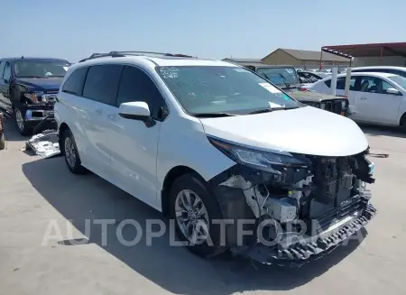 TOYOTA SIENNA 2023 vin 5TDYRKEC7PS141226 from auto auction Iaai