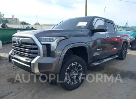 TOYOTA TUNDRA 2022 vin 5TFJA5DB1NX002008 from auto auction Iaai