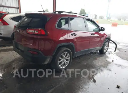 JEEP CHEROKEE 2016 vin 1C4PJMAB1GW182334 from auto auction Iaai