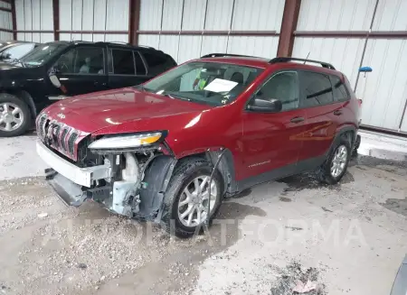 JEEP CHEROKEE 2016 vin 1C4PJMAB1GW182334 from auto auction Iaai