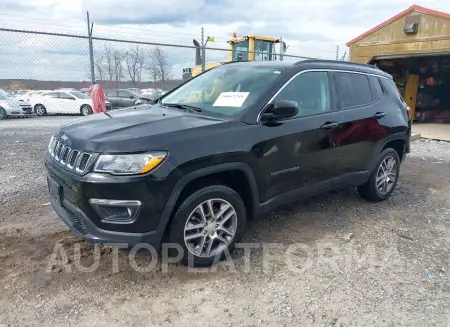 JEEP COMPASS 2020 vin 3C4NJDBBXLT255271 from auto auction Iaai