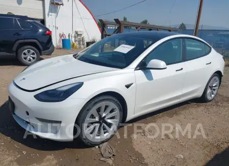 TESLA MODEL 3 2021 vin 5YJ3E1EAXMF028143 from auto auction Iaai