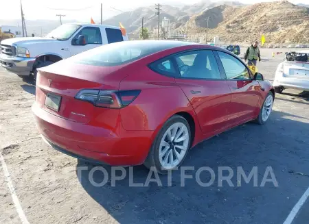 TESLA MODEL 3 2022 vin 5YJ3E1EB2NF143930 from auto auction Iaai