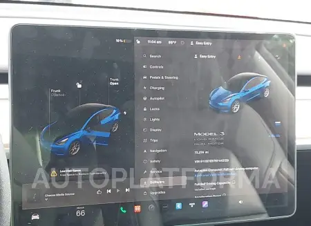 TESLA MODEL 3 2019 vin 5YJ3E1EB7KF442129 from auto auction Iaai