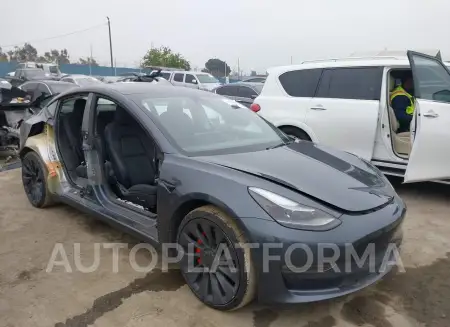 Tesla Model 3 2022 2022 vin 5YJ3E1EC1NF296873 from auto auction Iaai