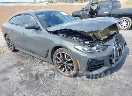 BMW 430I 2022 2022 vin WBA63AV05NFM79064 from auto auction Iaai