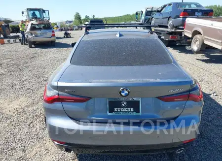 BMW 430I 2022 vin WBA73AP03NCJ96973 from auto auction Iaai