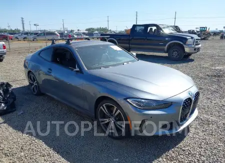 BMW 430I 2022 2022 vin WBA73AP03NCJ96973 from auto auction Iaai