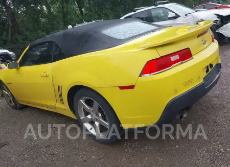 CHEVROLET CAMARO 2015 vin 2G1FD3D37F9297263 from auto auction Iaai