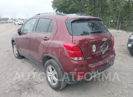 CHEVROLET TRAX 2022 vin KL7CJLSM5NB568037 from auto auction Iaai