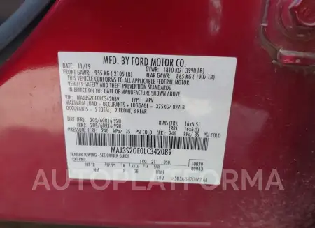 FORD ECOSPORT 2020 vin MAJ3S2GE0LC342089 from auto auction Iaai