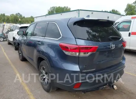 TOYOTA HIGHLANDER 2017 vin 5TDBZRFH6HS401593 from auto auction Iaai