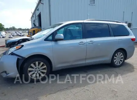 TOYOTA SIENNA 2017 vin 5TDDZ3DC2HS178756 from auto auction Iaai