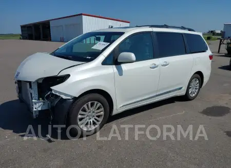 TOYOTA SIENNA 2016 vin 5TDYK3DCXGS762990 from auto auction Iaai