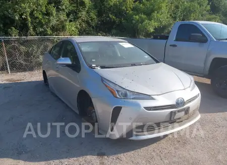 Toyota Prius 2021 2021 vin JTDKAMFU5M3140623 from auto auction Iaai