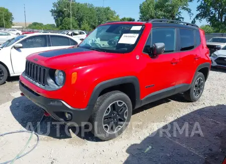 JEEP RENEGADE 2016 vin ZACCJBCT1GPD56991 from auto auction Iaai