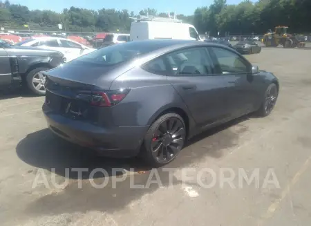 TESLA MODEL 3 2023 vin 5YJ3E1EC7PF712606 from auto auction Iaai