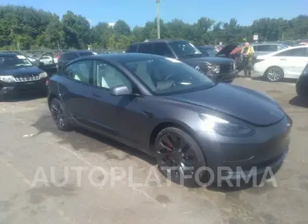 Tesla Model 3 2023 2023 vin 5YJ3E1EC7PF712606 from auto auction Iaai