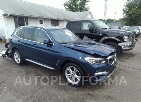 BMW X3 2020 2020 vin 5UXTY5C00L9B62002 from auto auction Iaai