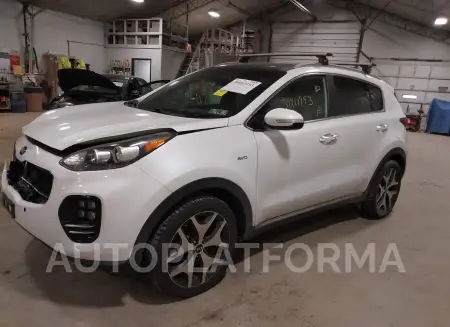 KIA SPORTAGE 2017 vin KNDPRCA68H7208199 from auto auction Iaai