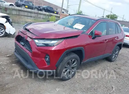 TOYOTA RAV4 HYBRID 2022 vin 2T3B6RFV4NW033813 from auto auction Iaai