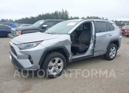 TOYOTA RAV4 HYBRID 2020 vin 2T3R6RFV6LW001019 from auto auction Iaai