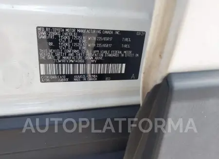 TOYOTA RAV4 2021 vin 2T3W1RFV3MW140866 from auto auction Iaai