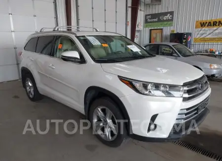 Toyota Highlander 2019 2019 vin 5TDDZRFH7KS956133 from auto auction Iaai