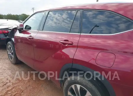 TOYOTA HIGHLANDER 2021 vin 5TDGZRBH3MS549268 from auto auction Iaai