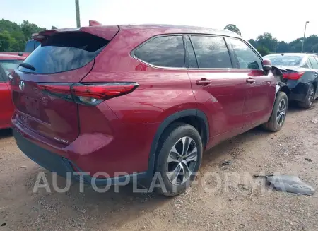 TOYOTA HIGHLANDER 2021 vin 5TDGZRBH3MS549268 from auto auction Iaai