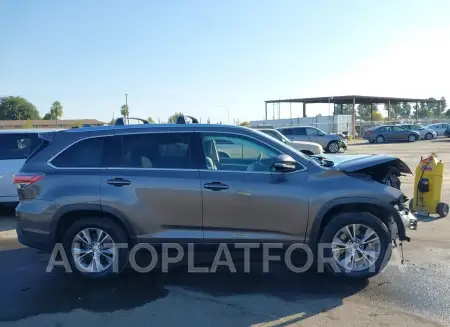 TOYOTA HIGHLANDER 2015 vin 5TDJKRFH4FS084958 from auto auction Iaai